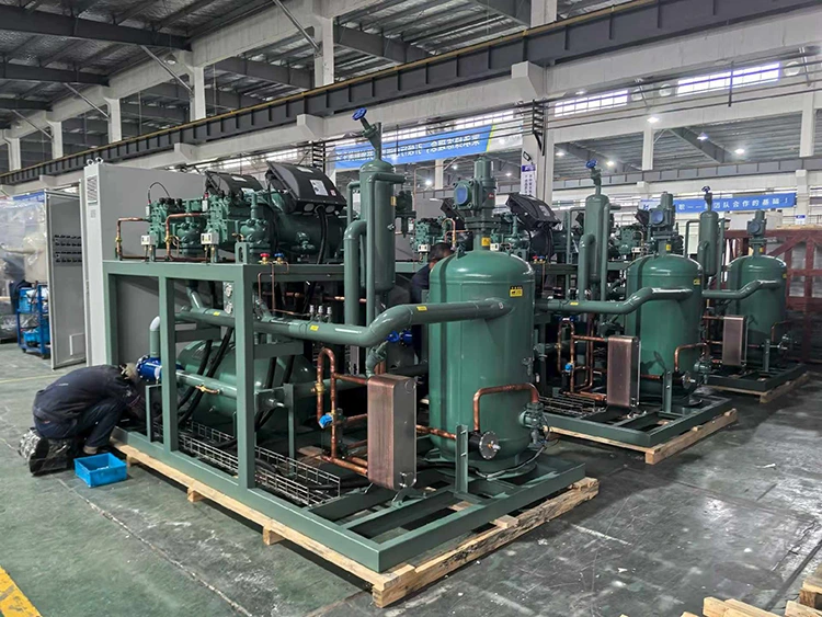 Semi-hermetic Single-Stage Screw Refrigeration Compressor Unit