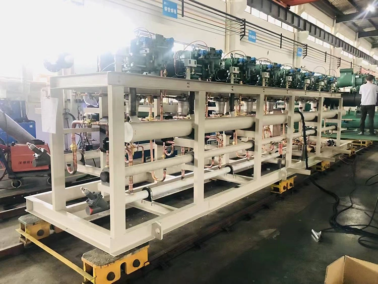 Semi-Hermetic Two-stage Reciprocating Refrigeration Compressor Unit