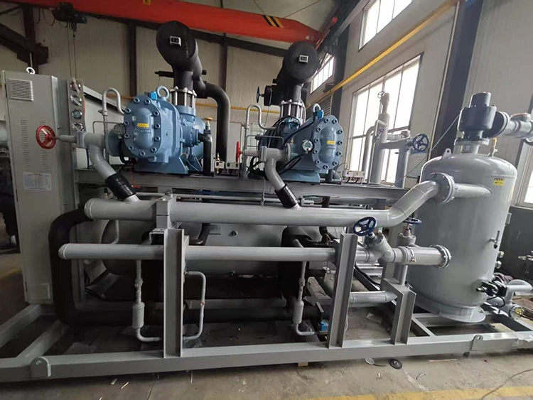 Semi-Hermetic Two-stage Reciprocating Refrigeration Compressor Unit