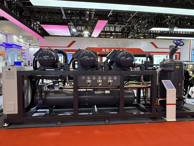 Semi-hermetic Two-Stage Screw Refrigeration Compressor Unit