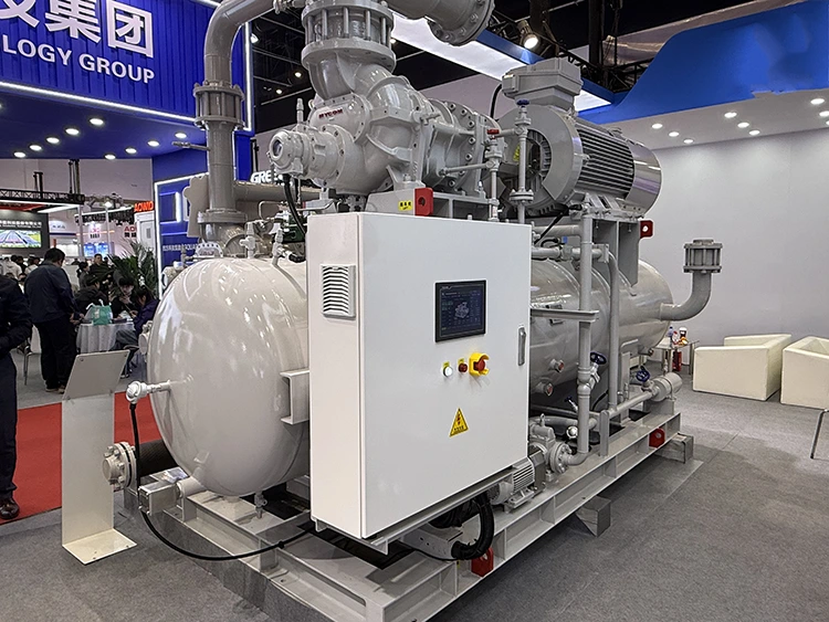 Open-type Two-stage Screw Refrigeration Compressor Unit