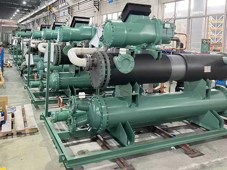 Water-Cooled Screw Refrigeration Compressor Unit